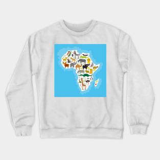 Wildlife in Africa 2 Crewneck Sweatshirt